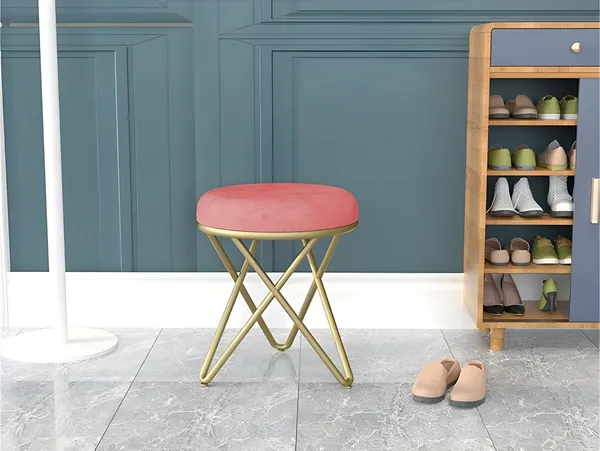Pink_Wood_Ottoman_For_Home_Decor
