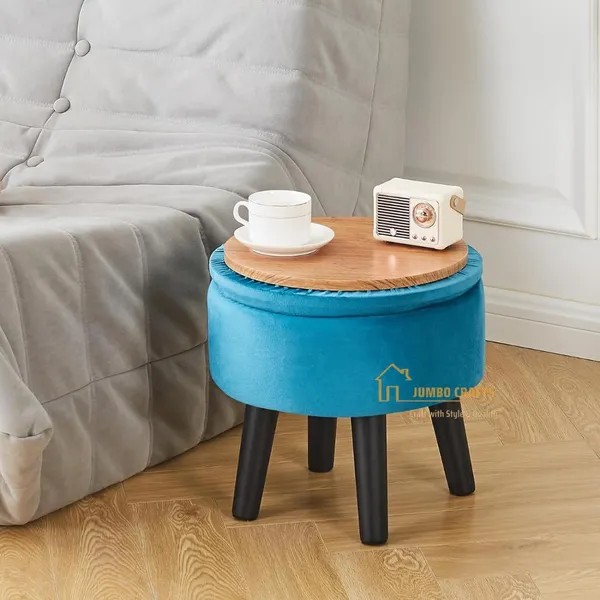 Blue_Wood_Ottoman_For_Home_Decor