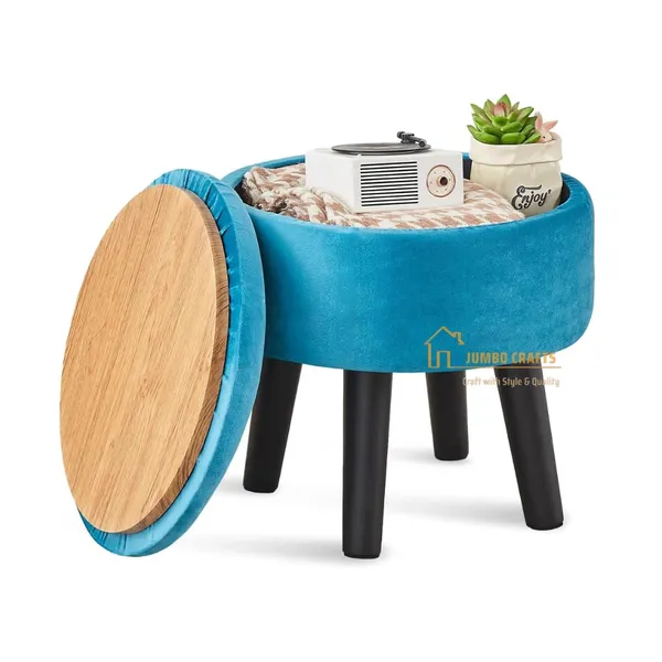 Blue_Wood_Ottoman_For_Home_Decor