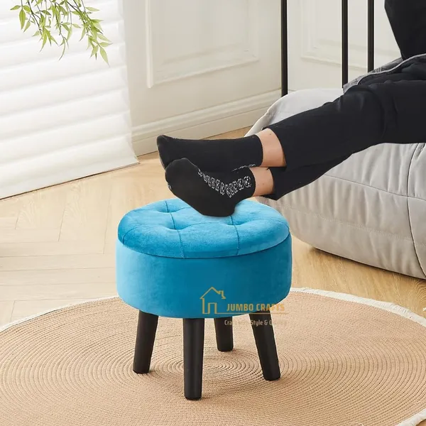 Blue_Wood_Ottoman_For_Home_Decor