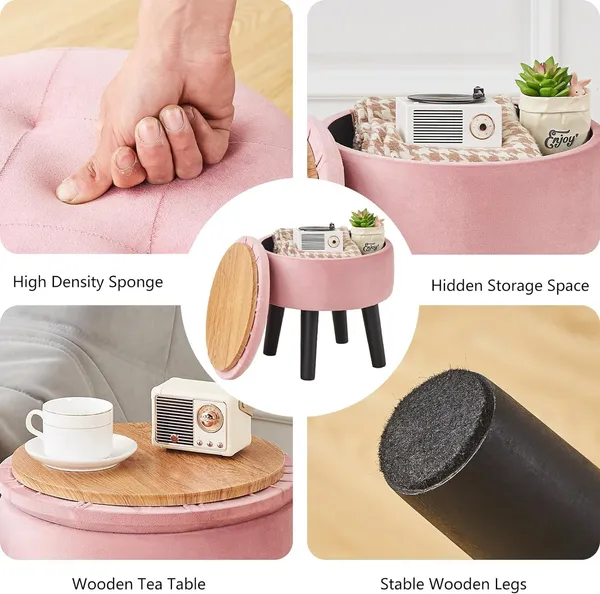 Pink_Wood_Ottoman_For_Home_Decor