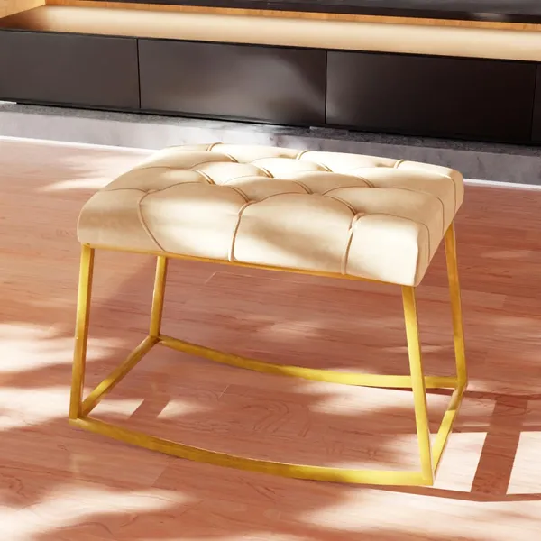 Cream_Metal_Ottoman_For_Home_Decor