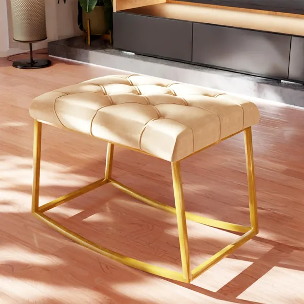 Cream_Metal_Ottoman_For_Home_Decor