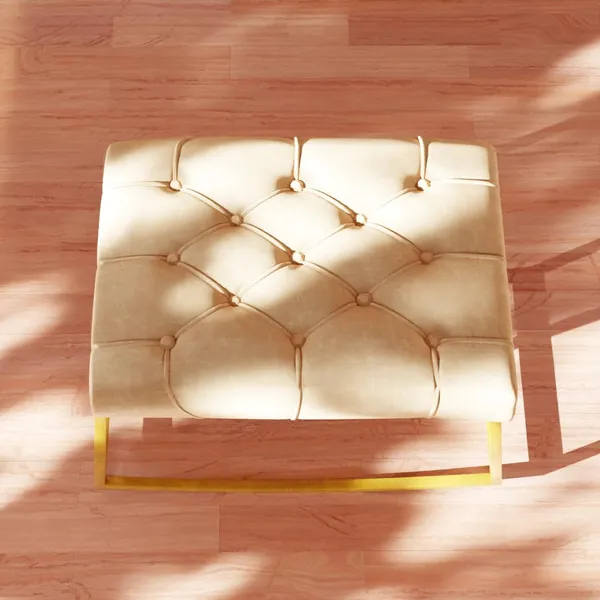 Cream_Metal_Ottoman_For_Home_Decor