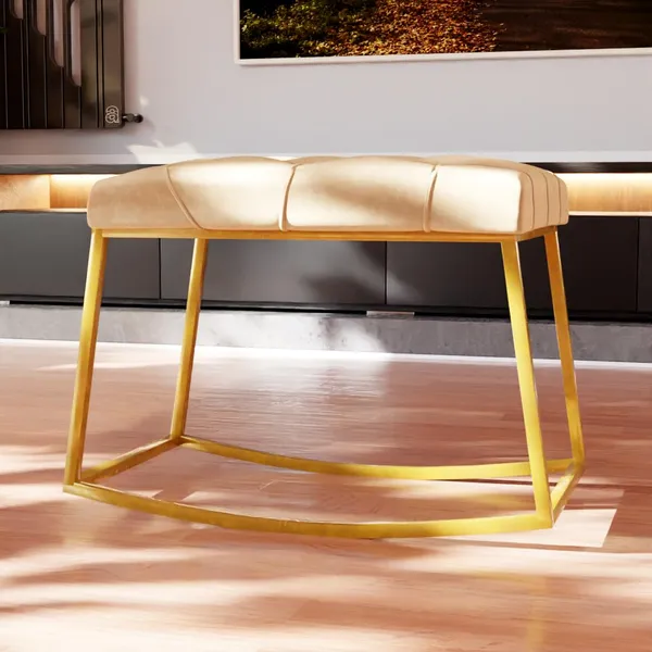 Cream_Metal_Ottoman_For_Home_Decor