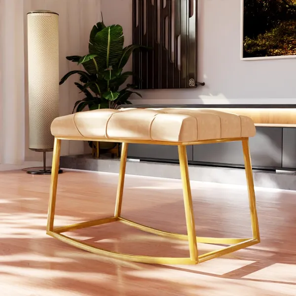 Cream_Metal_Ottoman_For_Home_Decor