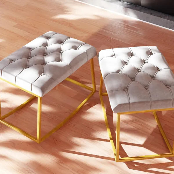 Grey_Metal_Ottoman_For_Home_Decor
