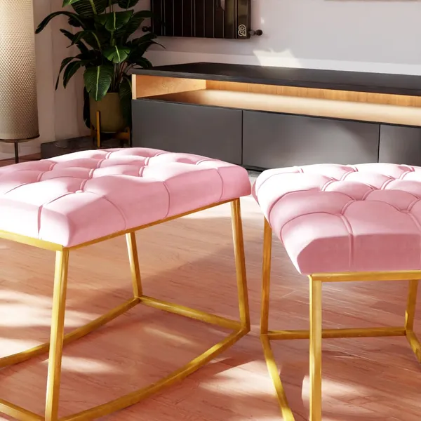 Pink_Metal_Ottoman_For_Home_Decor