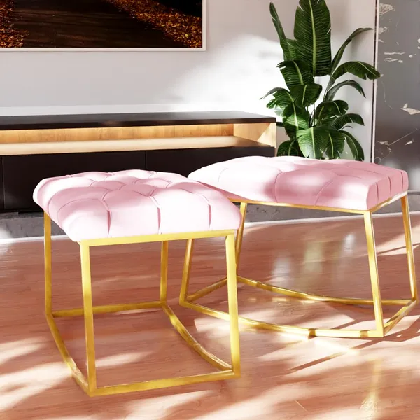 Pink_Metal_Ottoman_For_Home_Decor