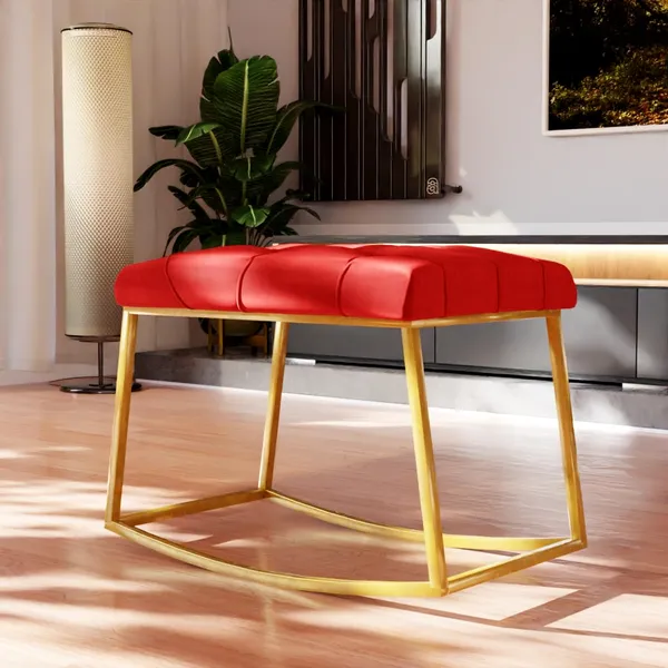 Red_Metal_Ottoman_For_Home_Decor