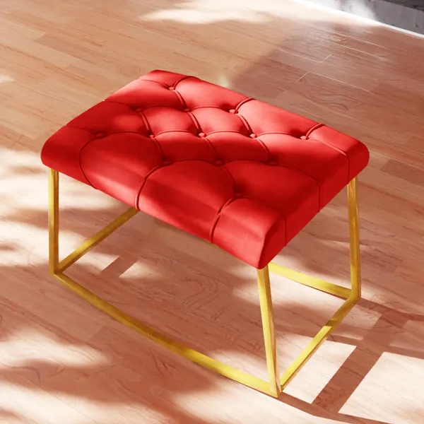 Red_Metal_Ottoman_For_Home_Decor