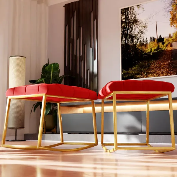 Red_Metal_Ottoman_For_Home_Decor