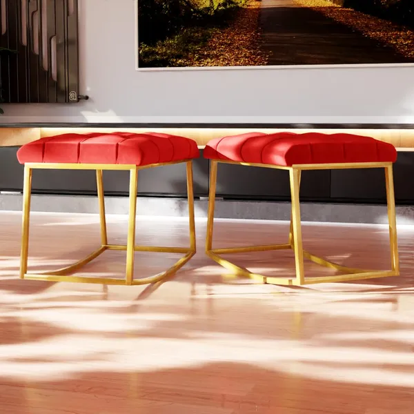 Red_Metal_Ottoman_For_Home_Decor