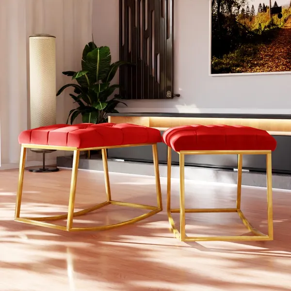 Red_Metal_Ottoman_For_Home_Decor