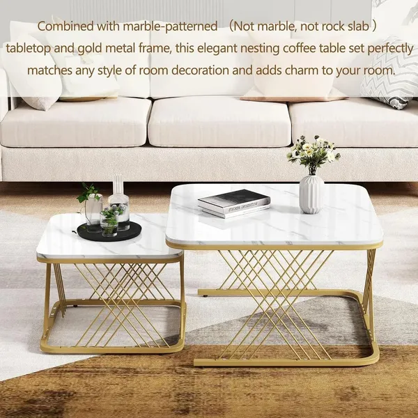 Golden_White_Metal_End_Table_For_Home_Decor