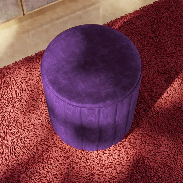 Purple_Wood_Ottoman_For_Home_Decor