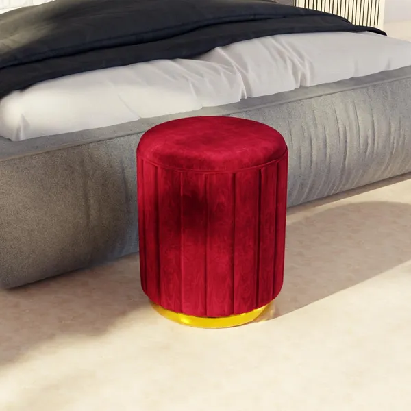 Red_Wood_Ottoman_For_Home_Decor