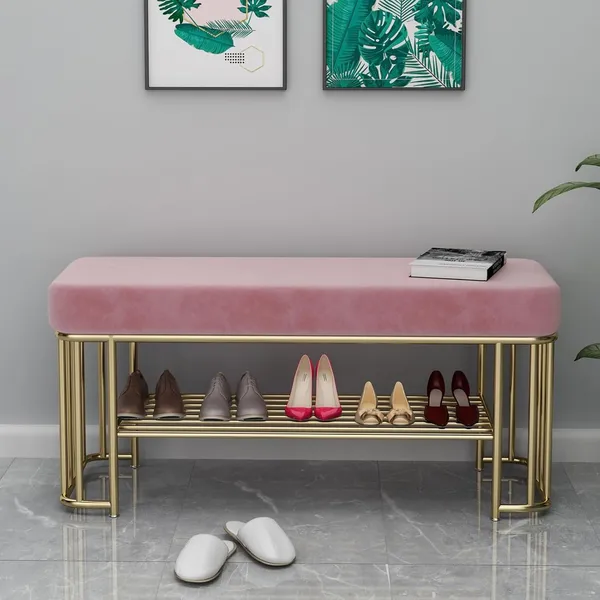 Pink_Wood_Ottoman_For_Home_Decor