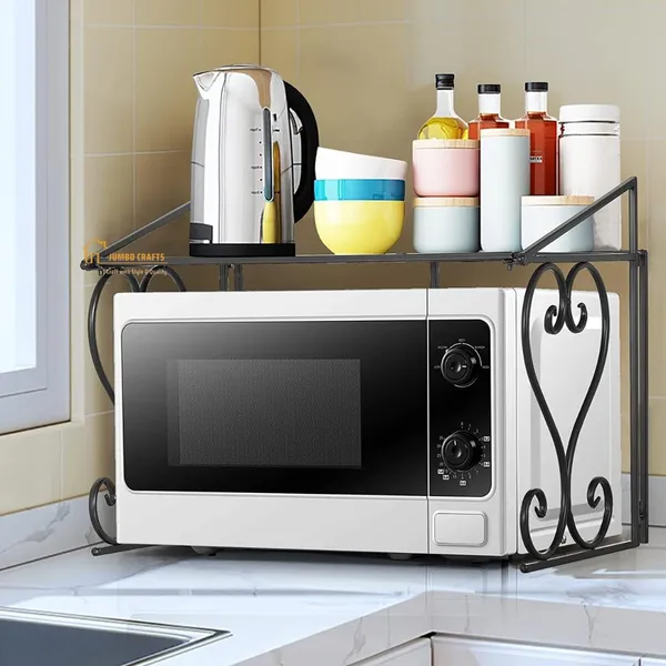 Black_Wood_Oven_Stand_For_Home_Decor