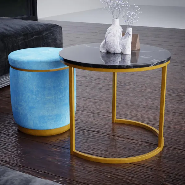 Sky_Metal_&_Wood_Ottoman_For_Home_Decor