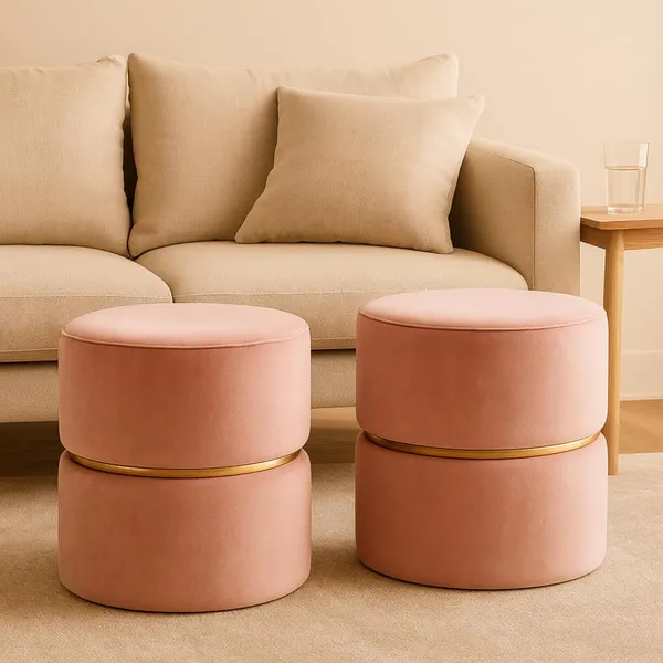 Pink_Wood_Ottoman_For_Home_Decor