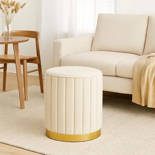 Cream_Wood_Ottoman_For_Home_Decor