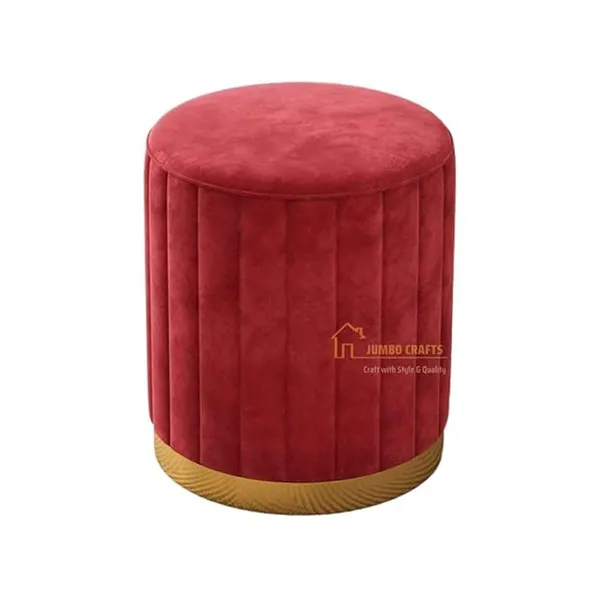 Red_Wood_Ottoman_For_Home_Decor