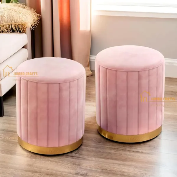 Pink_Wood_Ottoman_For_Home_Decor