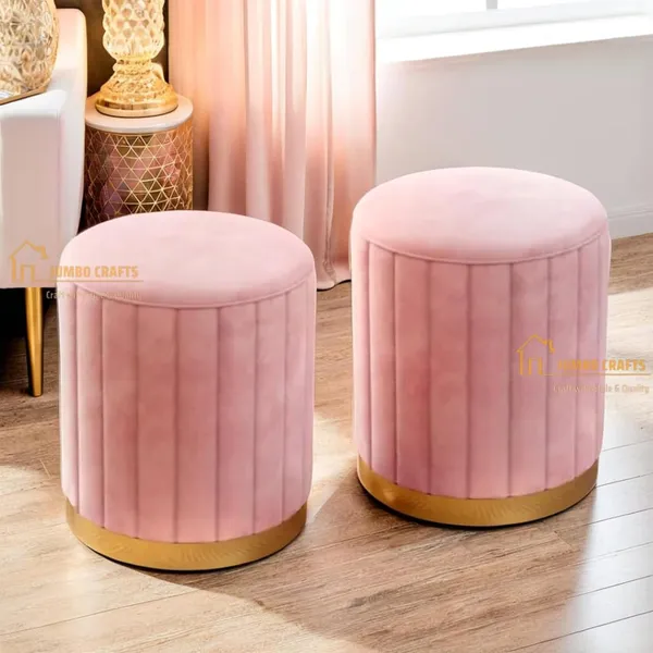 Pink_Wood_Ottoman_For_Home_Decor