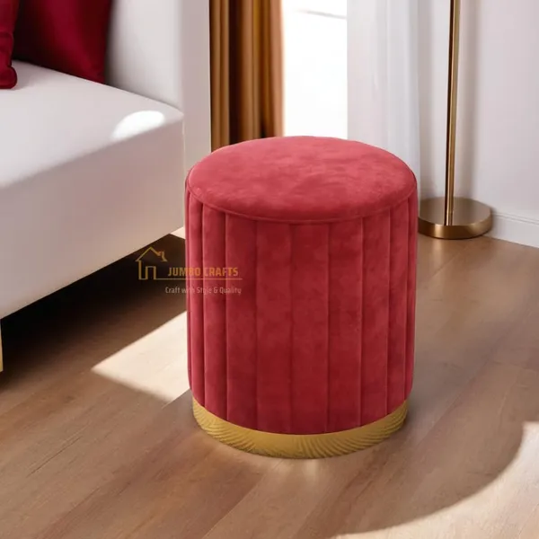 Red_Wood_Ottoman_For_Home_Decor