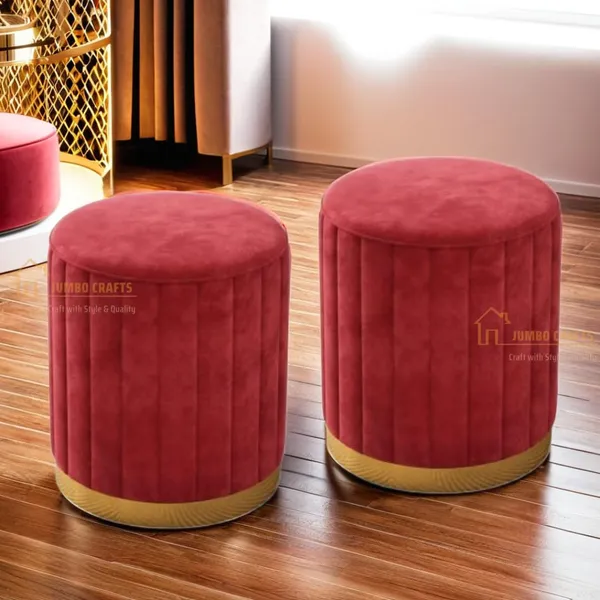 Red_Wood_Ottoman_For_Home_Decor