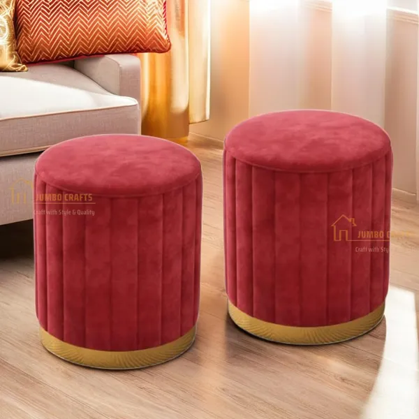Red_Wood_Ottoman_For_Home_Decor