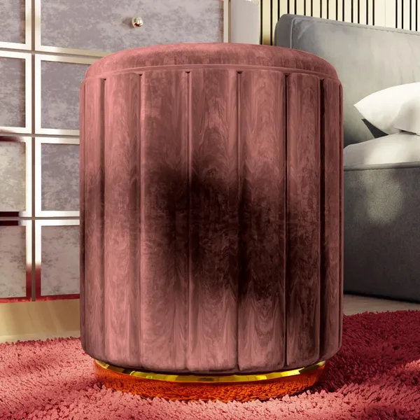 Pink_Wood_Ottoman_For_Home_Decor