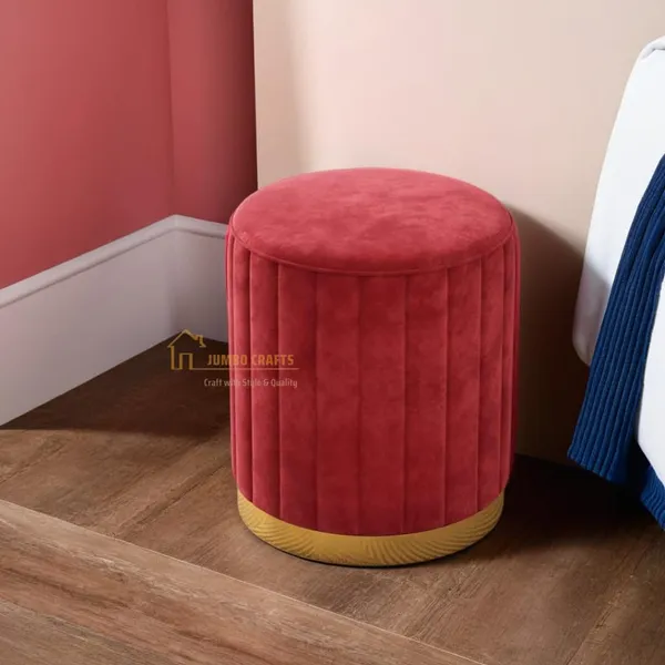 Red_Wood_Ottoman_For_Home_Decor