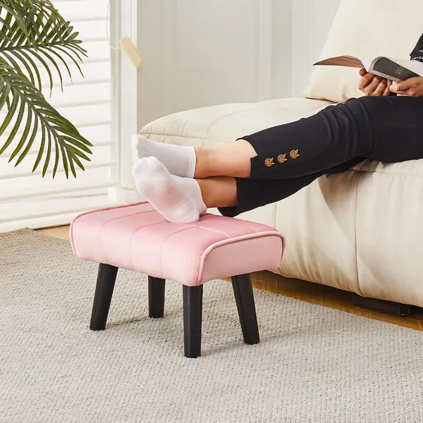 Pink_Wood_Ottoman_For_Home_Decor