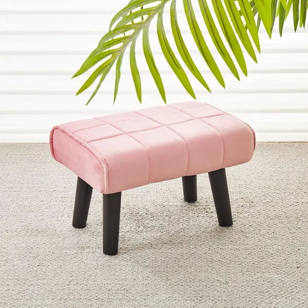 Pink_Wood_Ottoman_For_Home_Decor