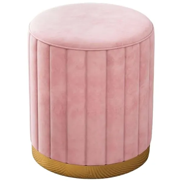 Pink_Wood_Ottoman_For_Home_Decor
