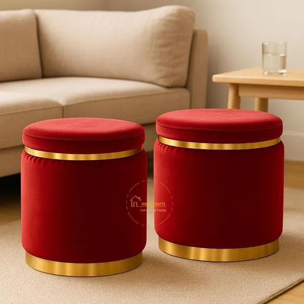 Red_Wood_Ottoman_For_Home_Decor