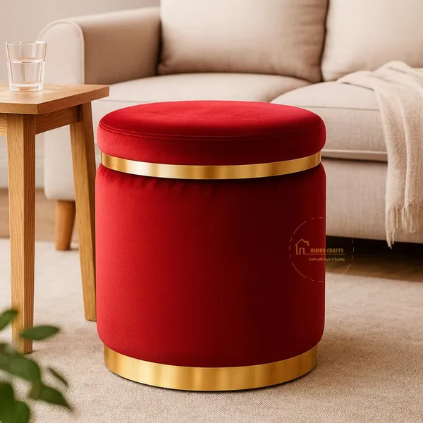 Red_Wood_Ottoman_For_Home_Decor