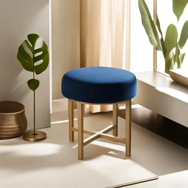 Blue_Metal_Ottoman_For_Home_Decor