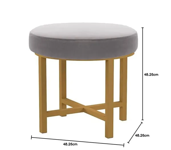 Grey_Metal_Ottoman_For_Home_Decor