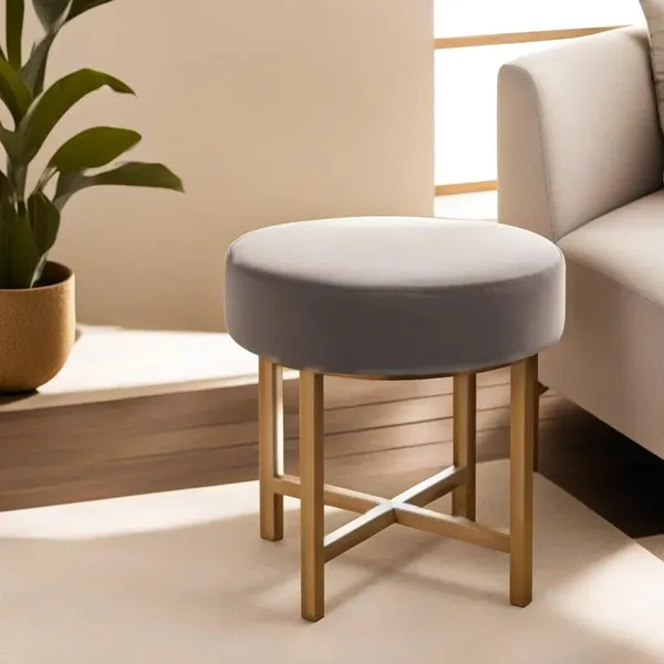 Grey_Metal_Ottoman_For_Home_Decor