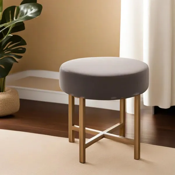 Grey_Metal_Ottoman_For_Home_Decor