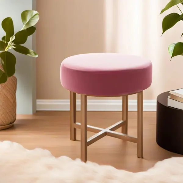 Pink_Wood_Ottoman_For_Home_Decor
