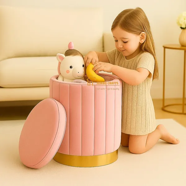Pink_Wood_Ottoman_For_Home_Decor