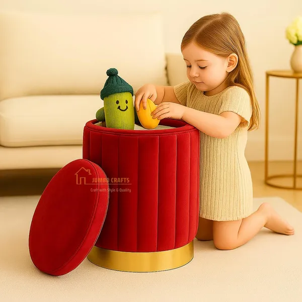 Red_Wood_Ottoman_For_Home_Decor