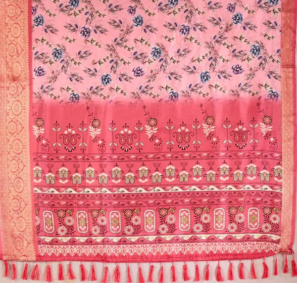 Pink_Lichi_Silk_Premium_&_Elegant_Saree_With_Unstiched_Blouse_For_Women