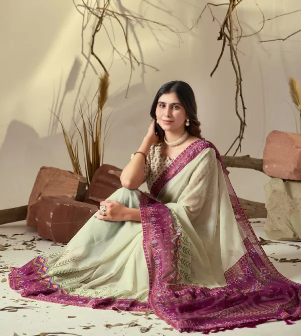 Multicolor_Lichi_Silk_Premium_&_Elegant_Saree_With_Unstiched_Blouse_For_Women