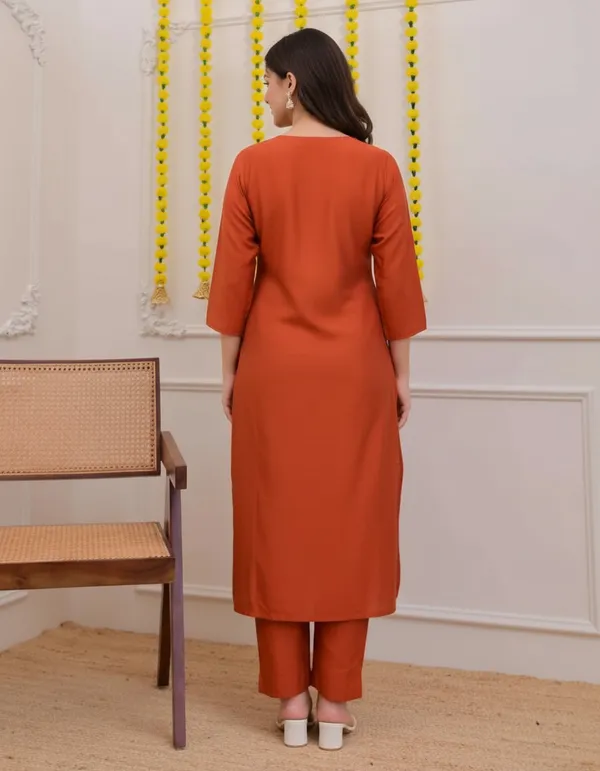 Designer_Rust_Orange_Ethnic_Kurta_Suit_Set_|_Festive_Wear_for_Women