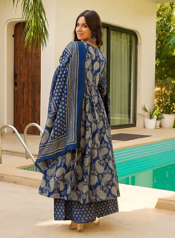 Multicolor_Premium_Anarkali_Pant_Dupatta_Set_For_Women